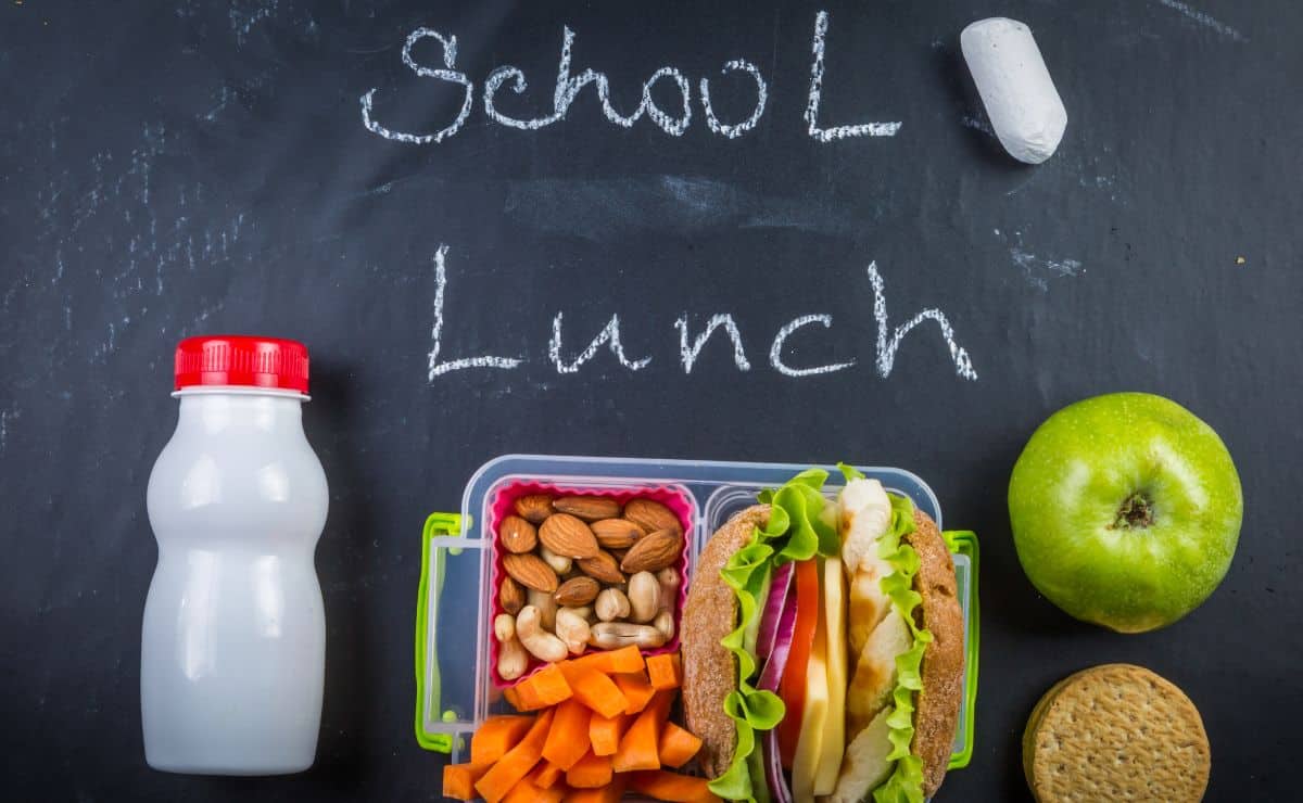 comida saludable colegio