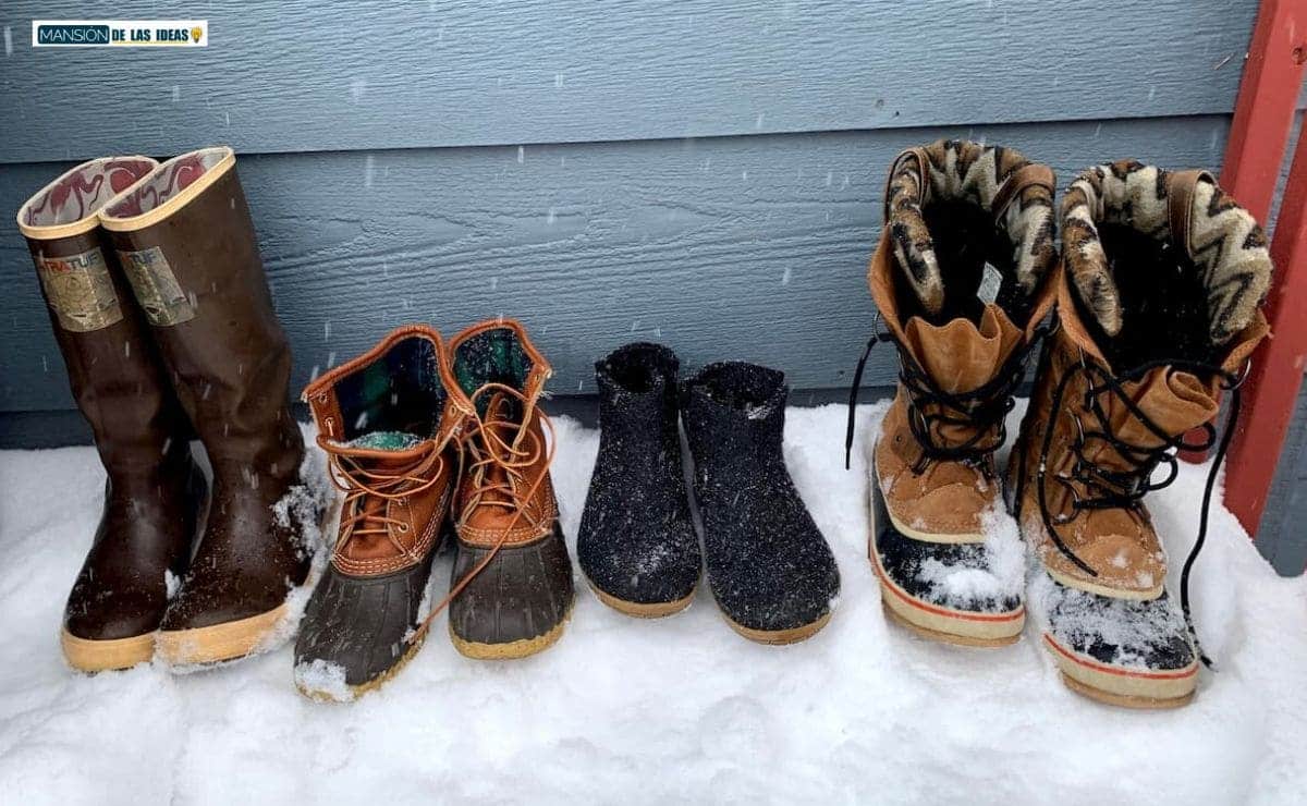 limpiar guardar zapatos invierno