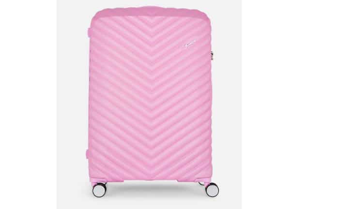 maleta primark diseño espiga rosa