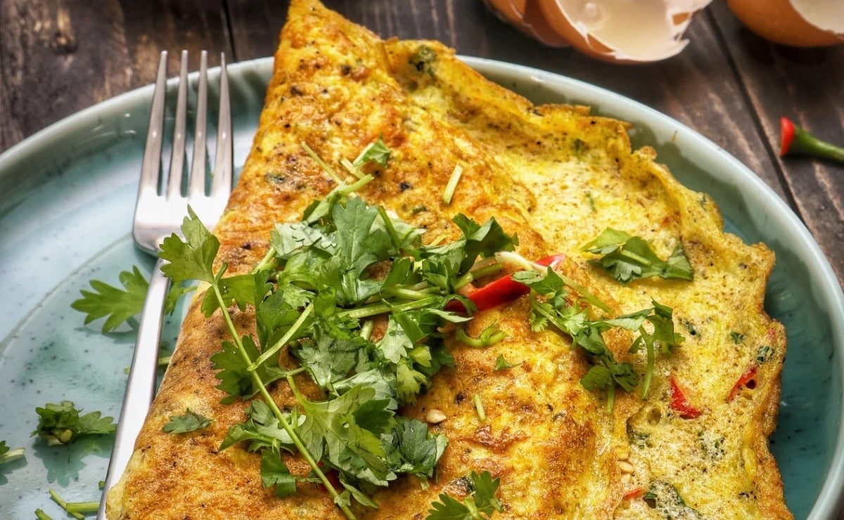 tortilla francesa desayuno saludable