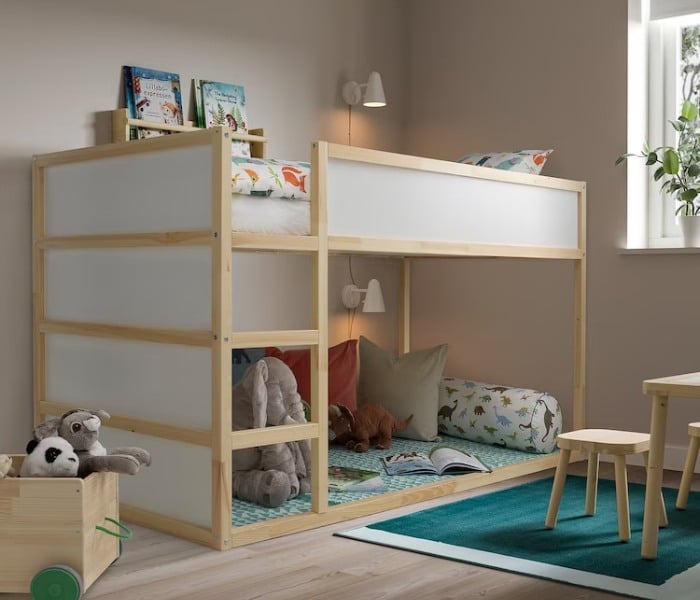 IKEA KURA reversible kids bed - second setting
