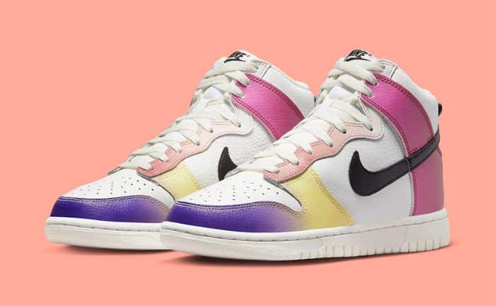 Nike Dunk High Multi-Color Gradient are the shoes with which Nike ends its release calendar for the past year.