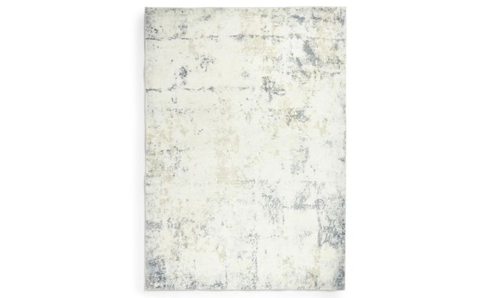alfombra primark gris con diseño abstracto