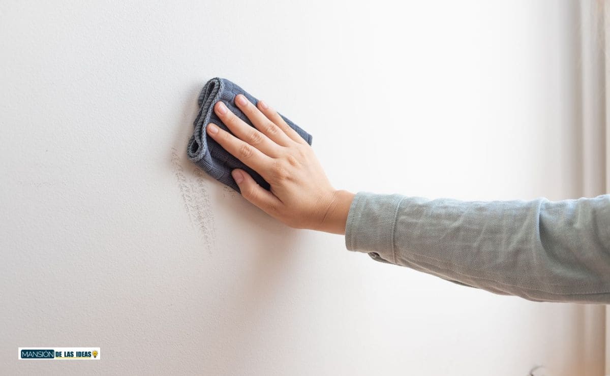 limpiar paredes y eliminar manchas con lejía