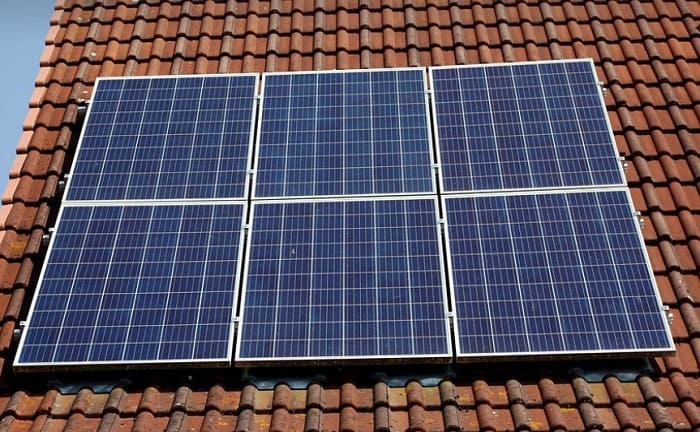 placa solar tejas techos