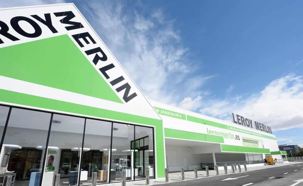 Leroy Merlin lámpara techo bambú