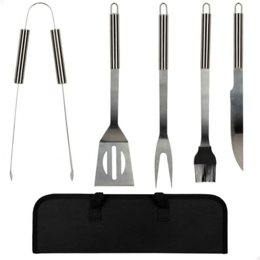 Set utensilios barbacoa Carrefour