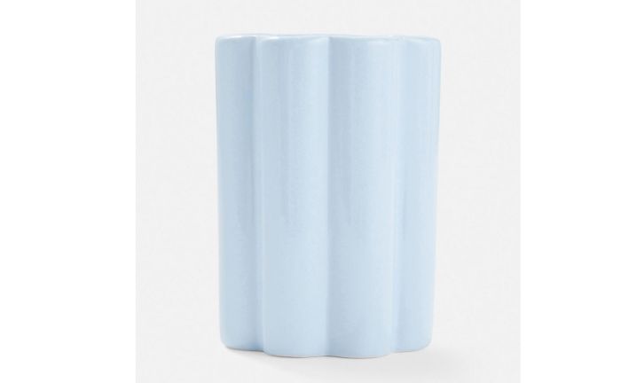 vaso de baño festoneado azul primark home