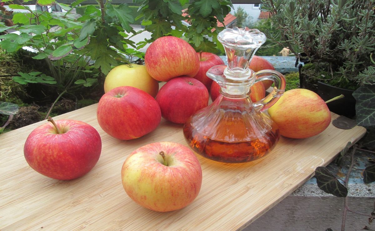 vinagre de manzana con bicarbonato
