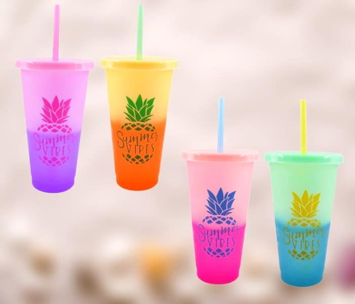 Dollar Tree Color-Changing Cup