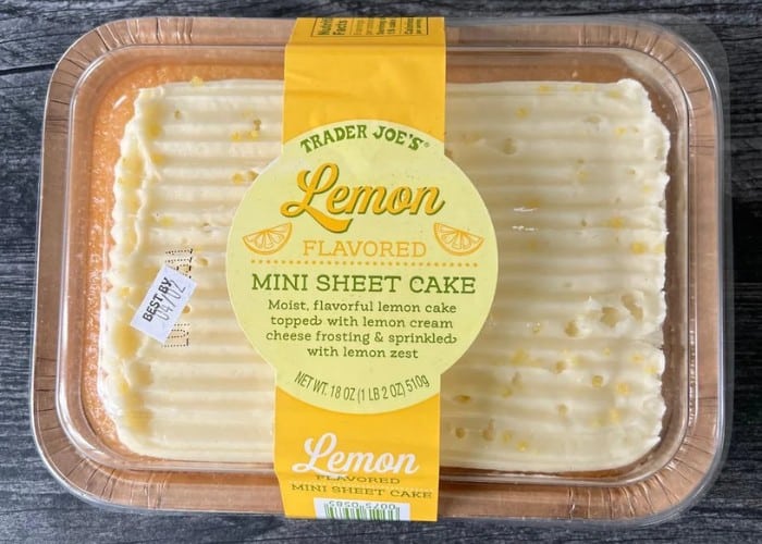 Trader Joe’s Lemon Mini Sheet Cake