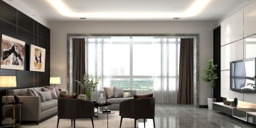 salon con iluminacion ambiental