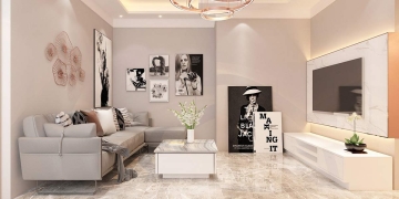 salon cuadrado blanco