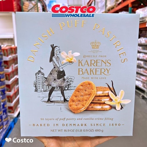 costco vanilla puff pastry cookies