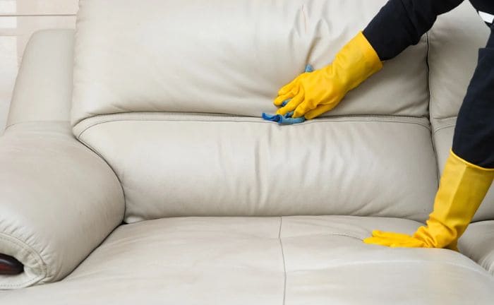limpiar tapiceria sofa cuero
