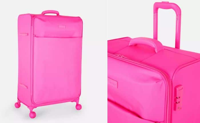 maleta ligera rosa