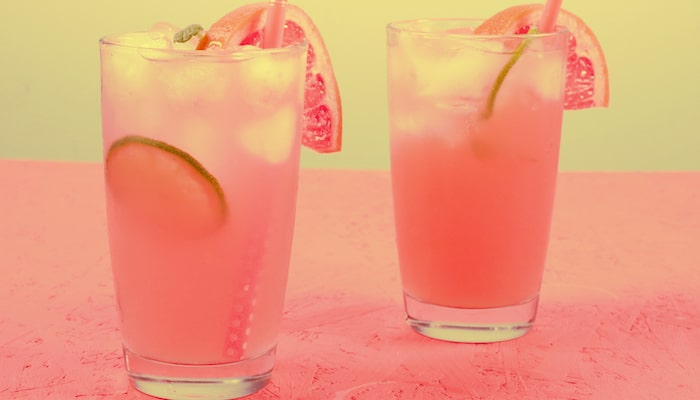 zumos limon rosado