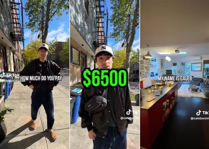 Caleb Simpson TikTok Viral Rent Videos.