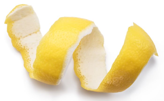 Cáscaras limón limpieza