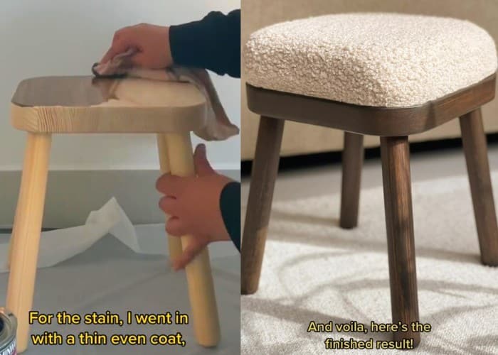 IKEA Stool DIY Remake