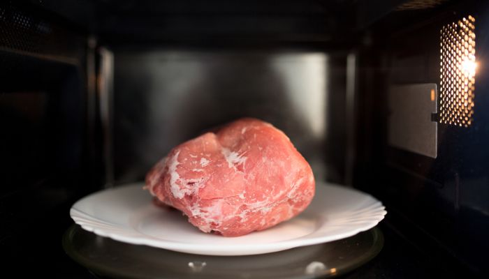 descongelar carne microondas
