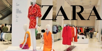 Pendientes fabricados en material rústico de Zara