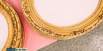 tiktok viral ikea golden mirror