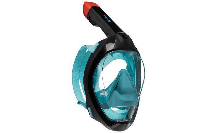 La máscara de buceo Easybreath 900 ceunta con un sistema de sellado hermético que impide que el agua entre en su interior