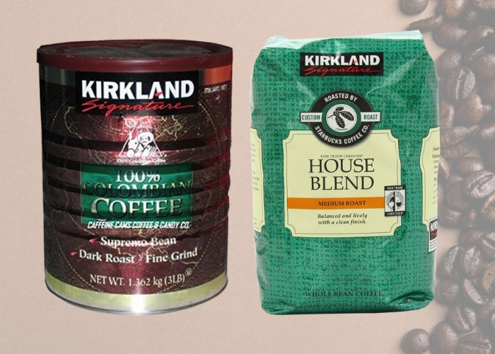 kirkland signature coffee Costco Starbucks