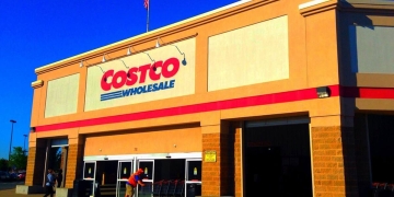 Costco hot dog estilo americano