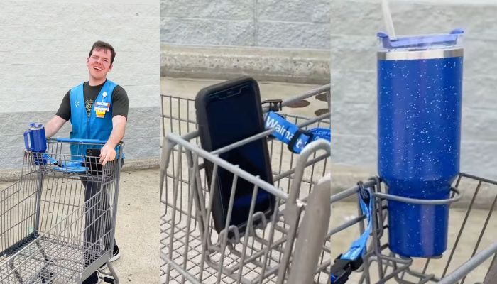 Walmart new shopping cart design