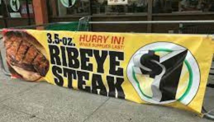 Dollar Tree's one-dollar ribeye steak offer 
