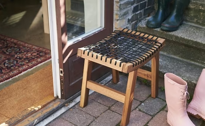 Taburete madera plegable Ikea