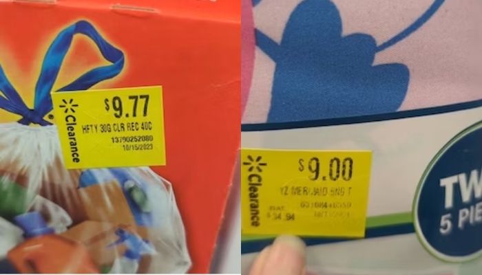 walmart clearance section prices