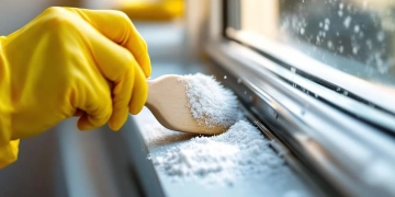 Cómo limpiar rieles de ventanas con bicarbonato de sodio