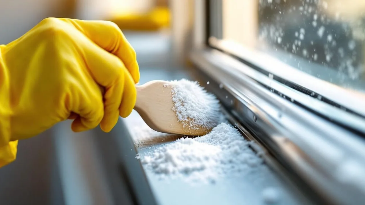 Cómo limpiar rieles de ventanas con bicarbonato de sodio