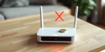 Mejorar señal WiFi: el mito de la moneda sobre el router