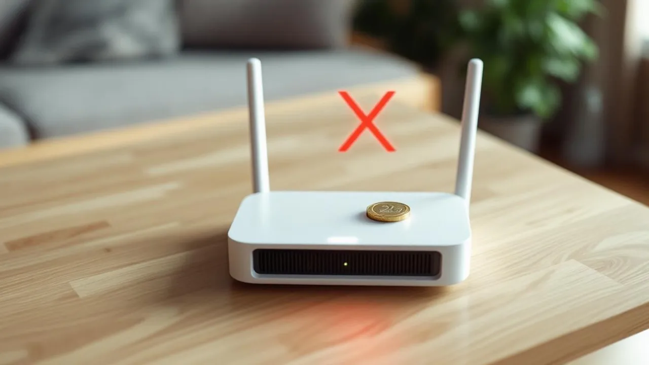 Mejorar señal WiFi: el mito de la moneda sobre el router