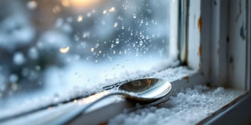 Truco de la cuchara para eliminar la humedad de las ventanas